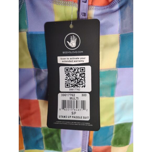 NWT Body Glove Stand Up Zip Front Paddle One Piece Swimsuit Size Small UPF 50+ - Picture 5 of 8